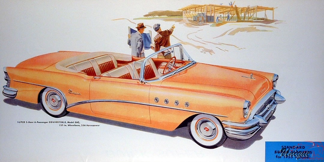 1955 Buick Brochure Page 1